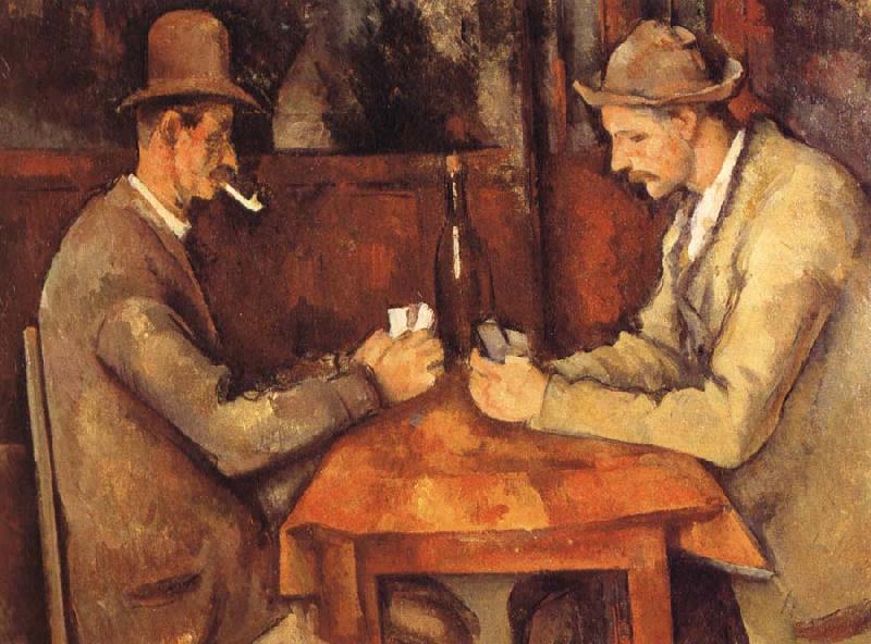 Paul Cezanne Card players oil painting image